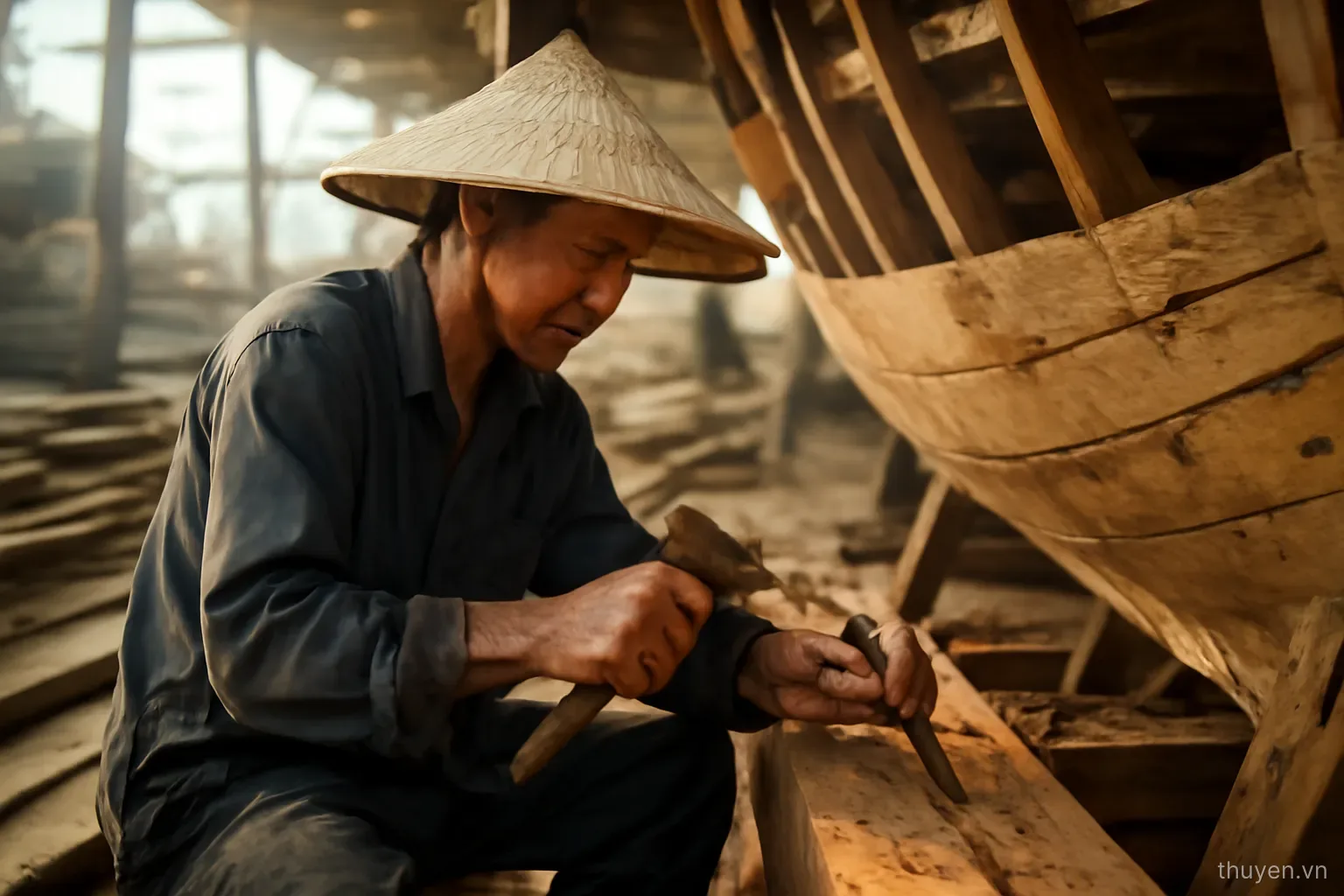 Đóng Thuyền Gỗ Truyền Thống: Công Cụ, Vật Liệu và Bí Quyết Chọn Thợ Ưu Tú Năm 2026